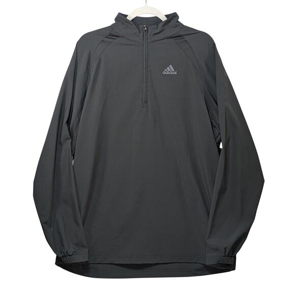 Adidas Men’s M Black Lightweight Windbreaker Jacket Athletic Running Sport - Picture 1 of 14